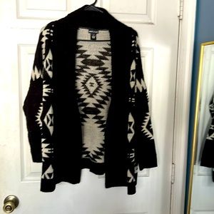 Southwest sweater no buttons